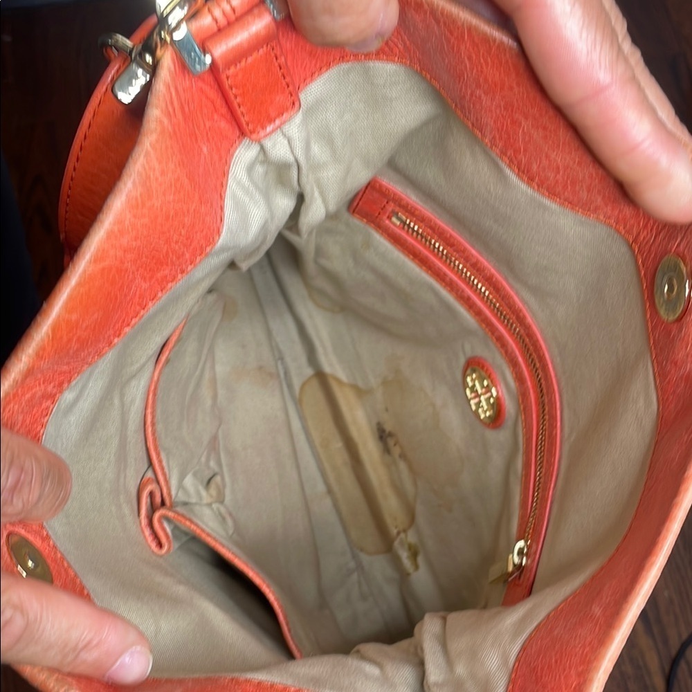 Tory Burch 3 way Orange Leather Crossbody Bag - Picture 11 of 13